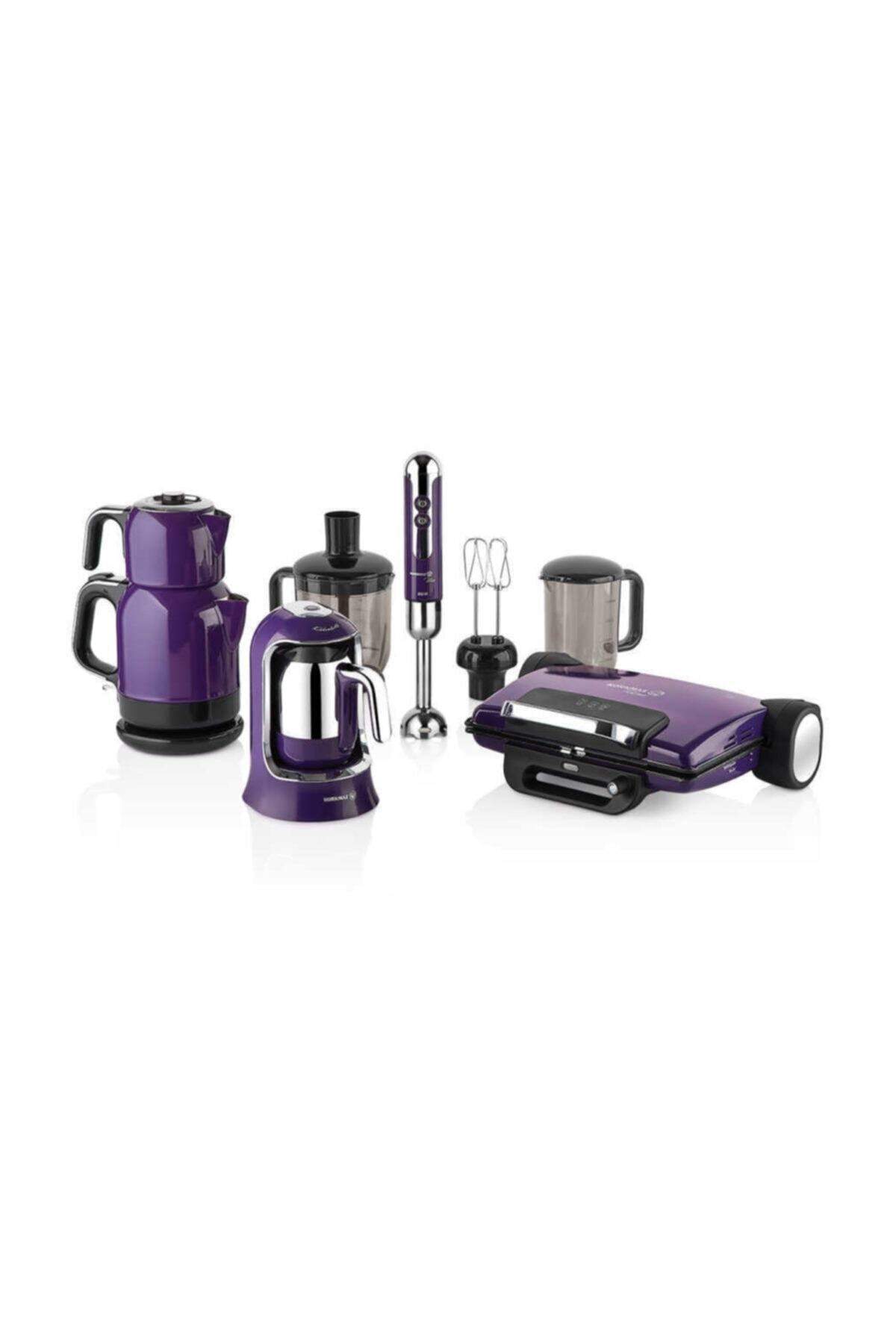 KORKMAZ A1814 Elektro Set Kahve, Çay, Tost Makinesi Ve Blender